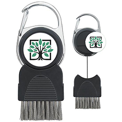 Golf Club Brush W/ Ball Marker